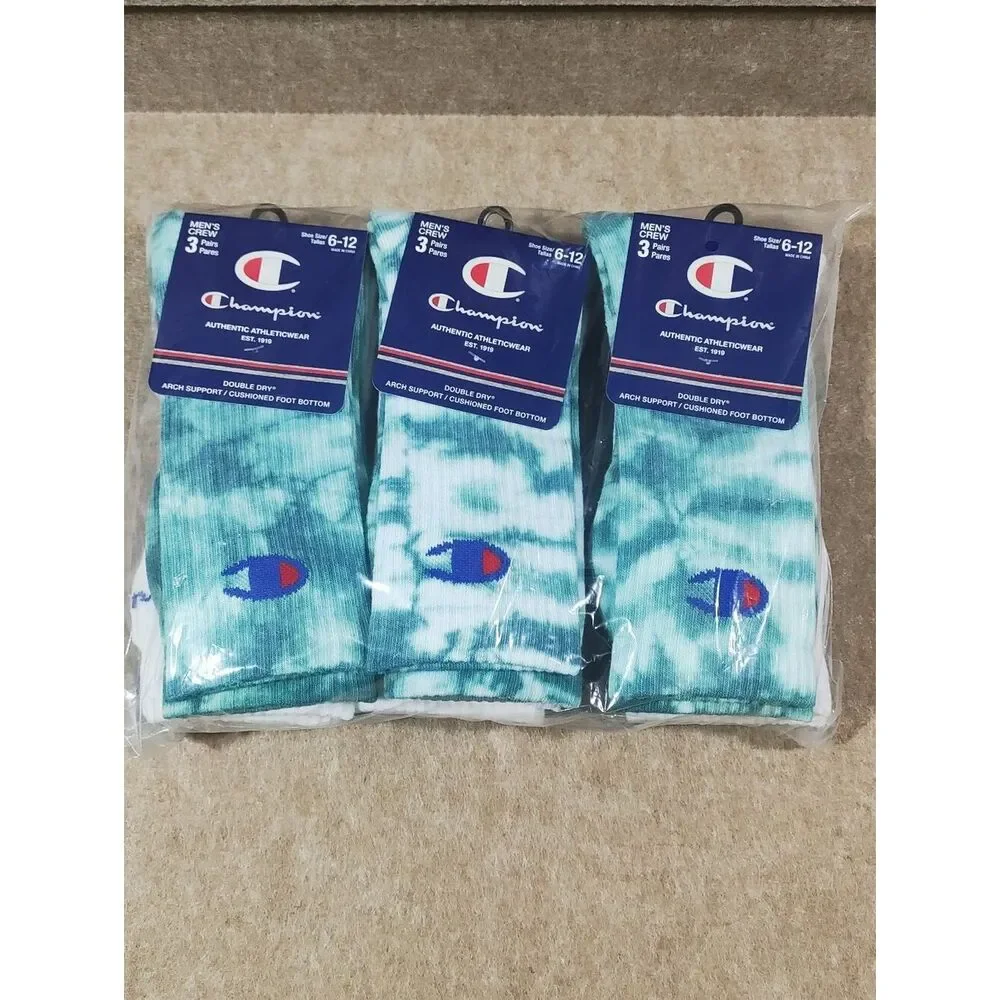 Champion Tie Dye Crew Socks -S
